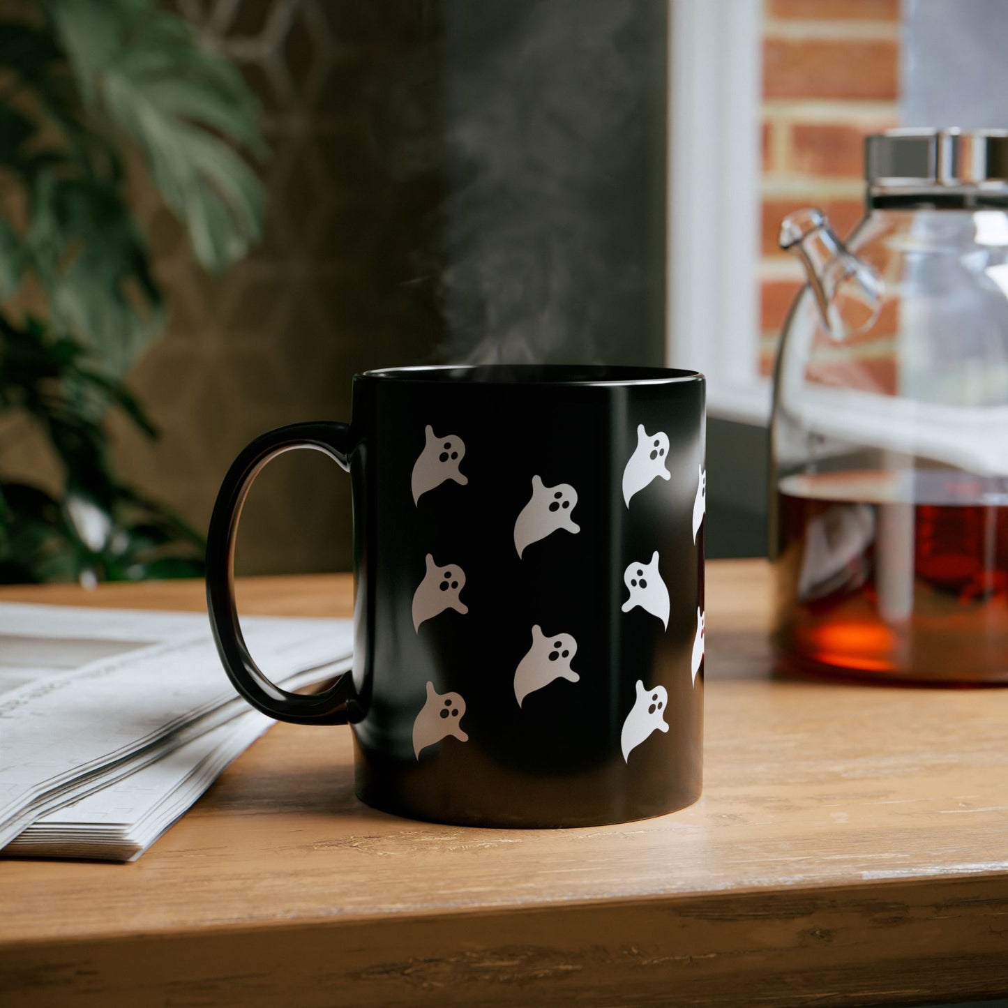 Ghost Print Pattern Mug