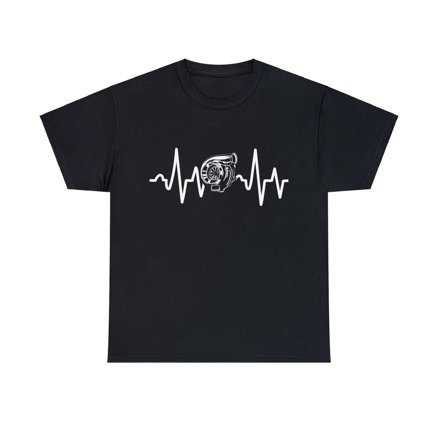 Turbo Heart Beat Unisex Shirt Wht