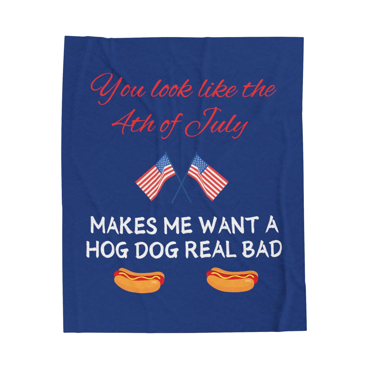 Like the 4th of July Blanket Velveteen Plush Blanket