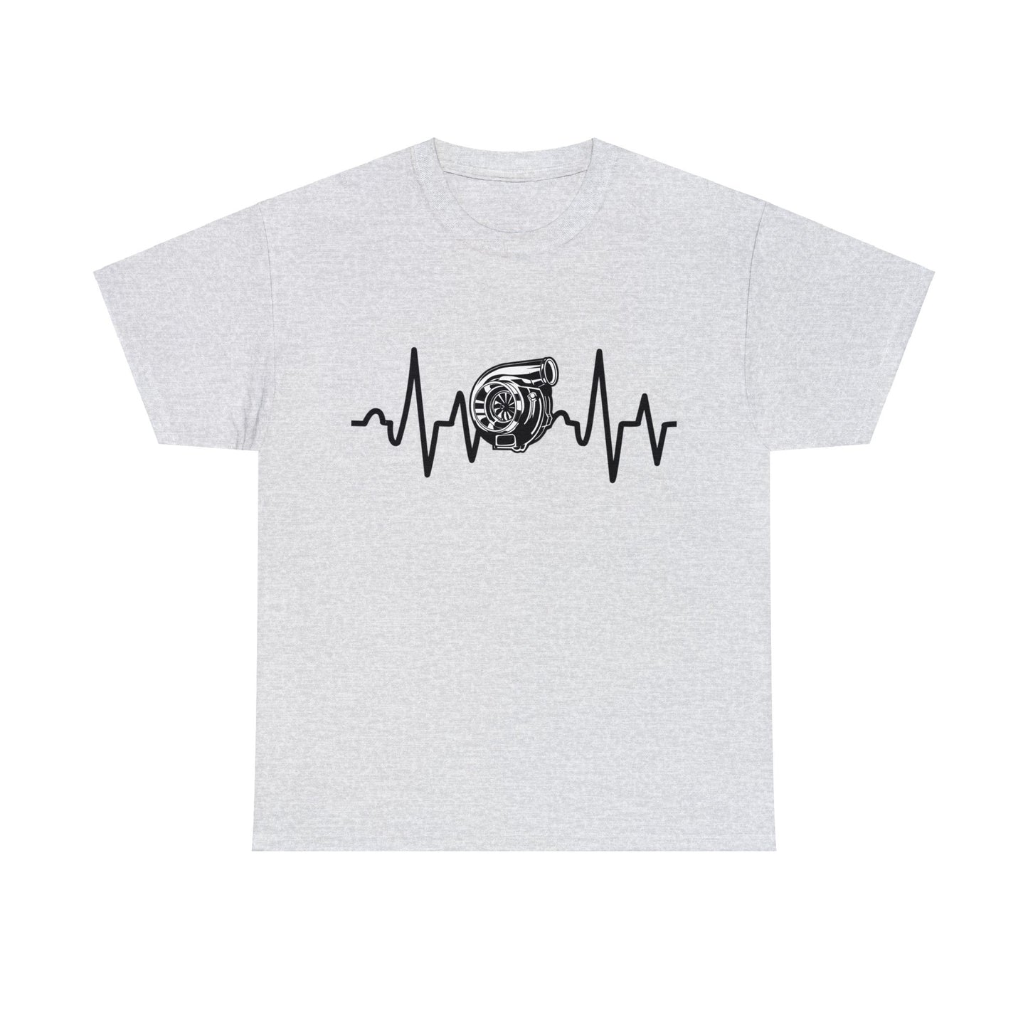 Turbo Heart Beat Unisex Shirt Wht