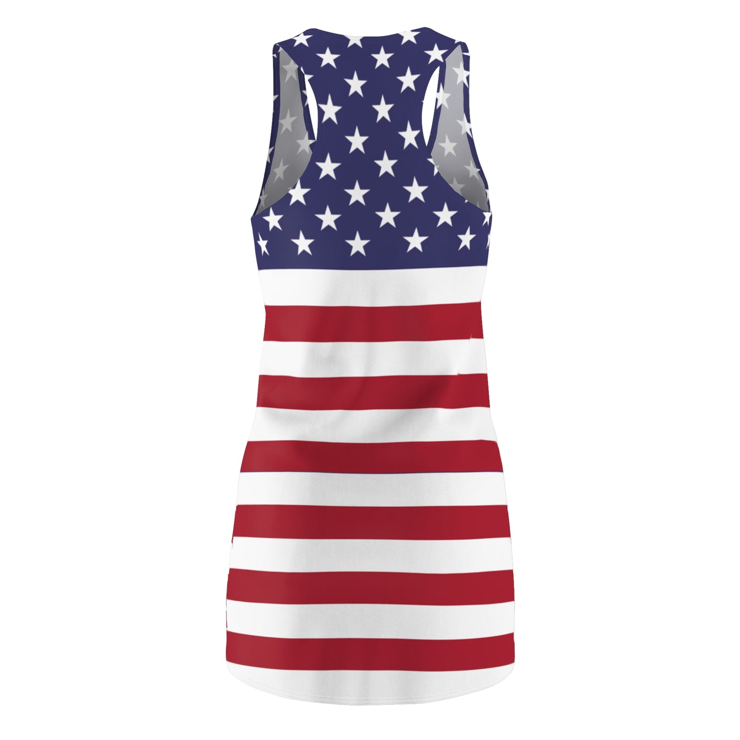 Flag Dress Women Cut & Sew Racerback Dress