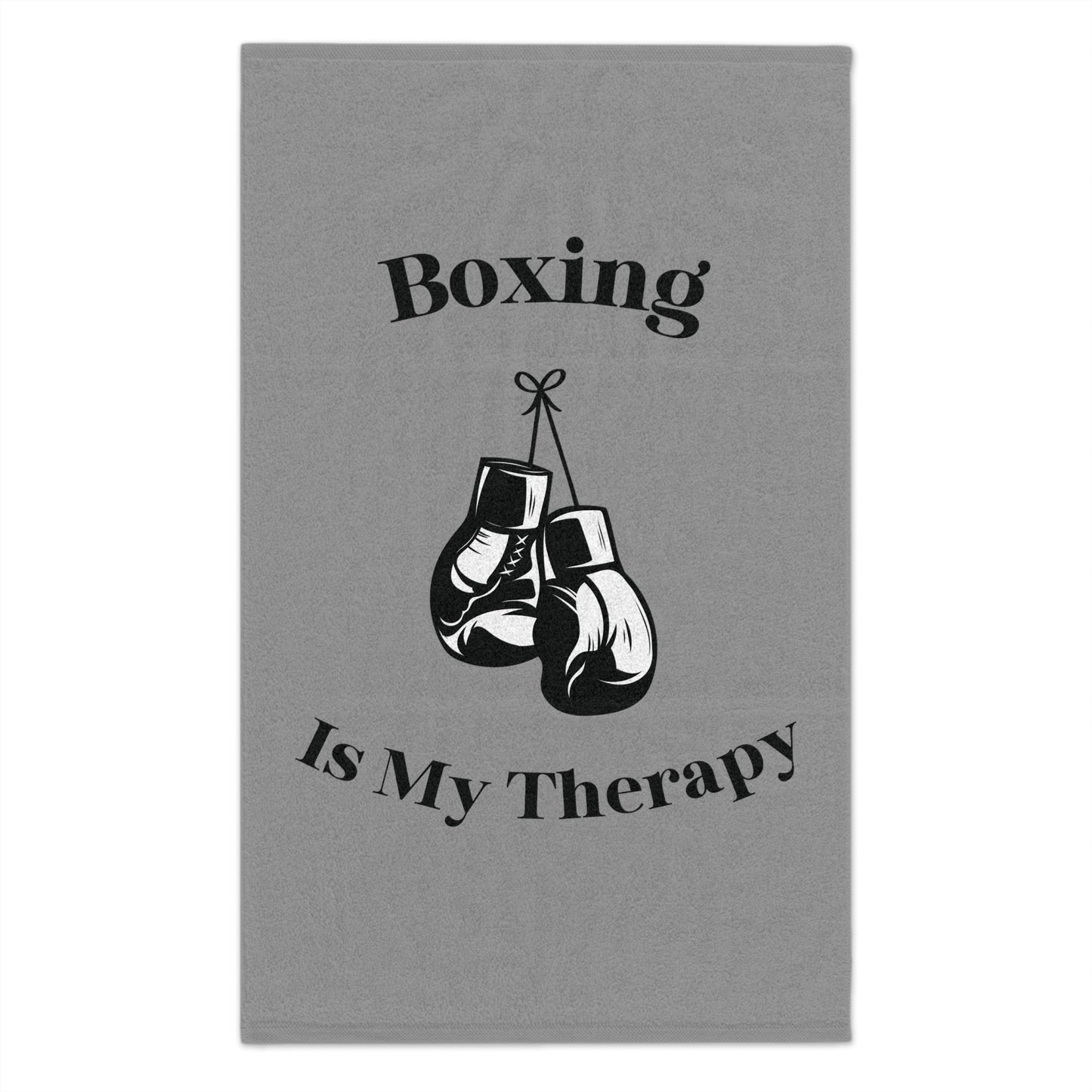 Boxing is my Therapy Gym Towel Rally Towel, 11x18 Boxing Gym Training towel