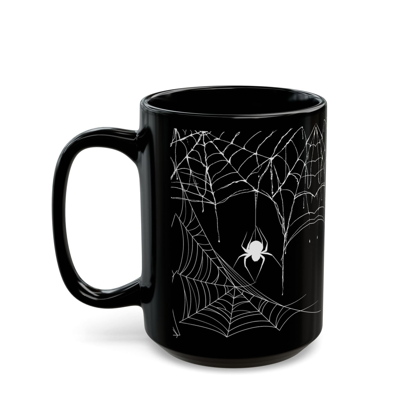 Spider Web Print Mug