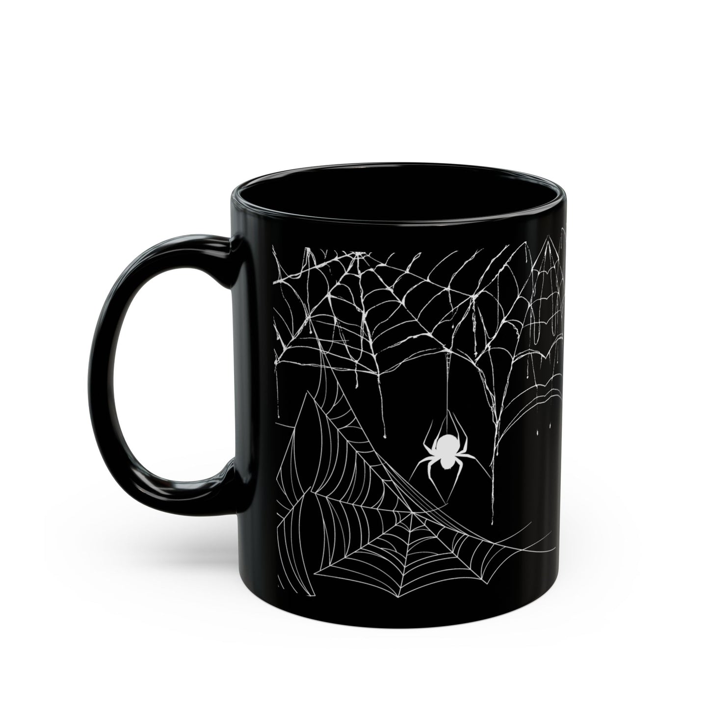 Spider Web Print Mug