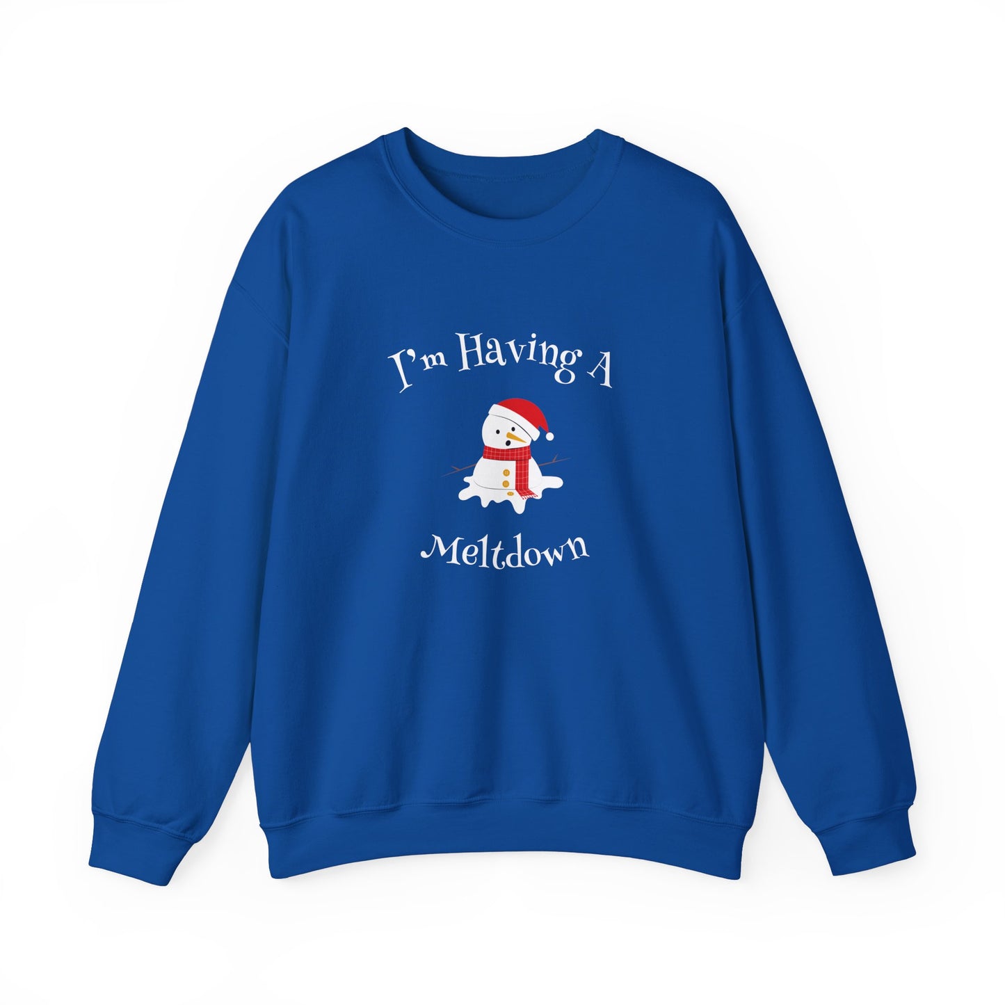 I'm having a meltdown Christmas Crew Neck Sweater pullover