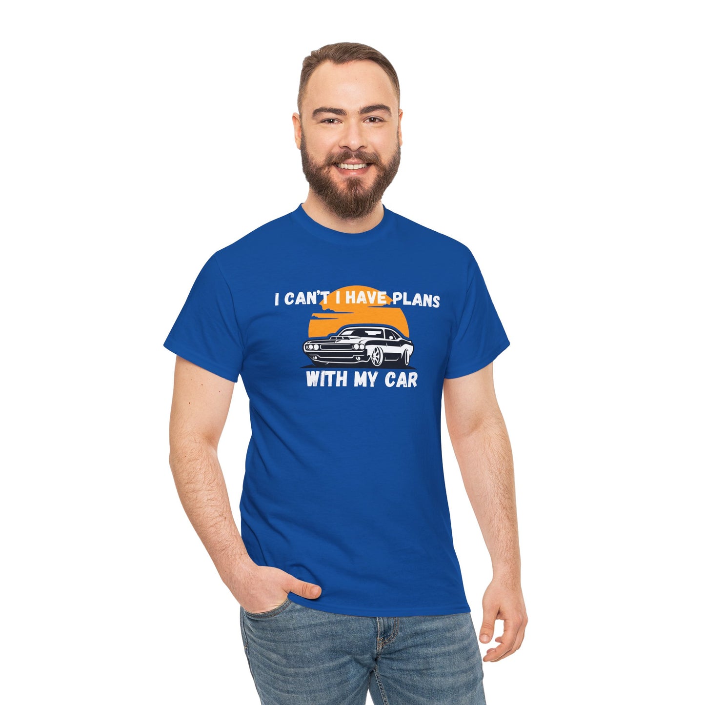 Plans With My Car Shirt for Car Guys