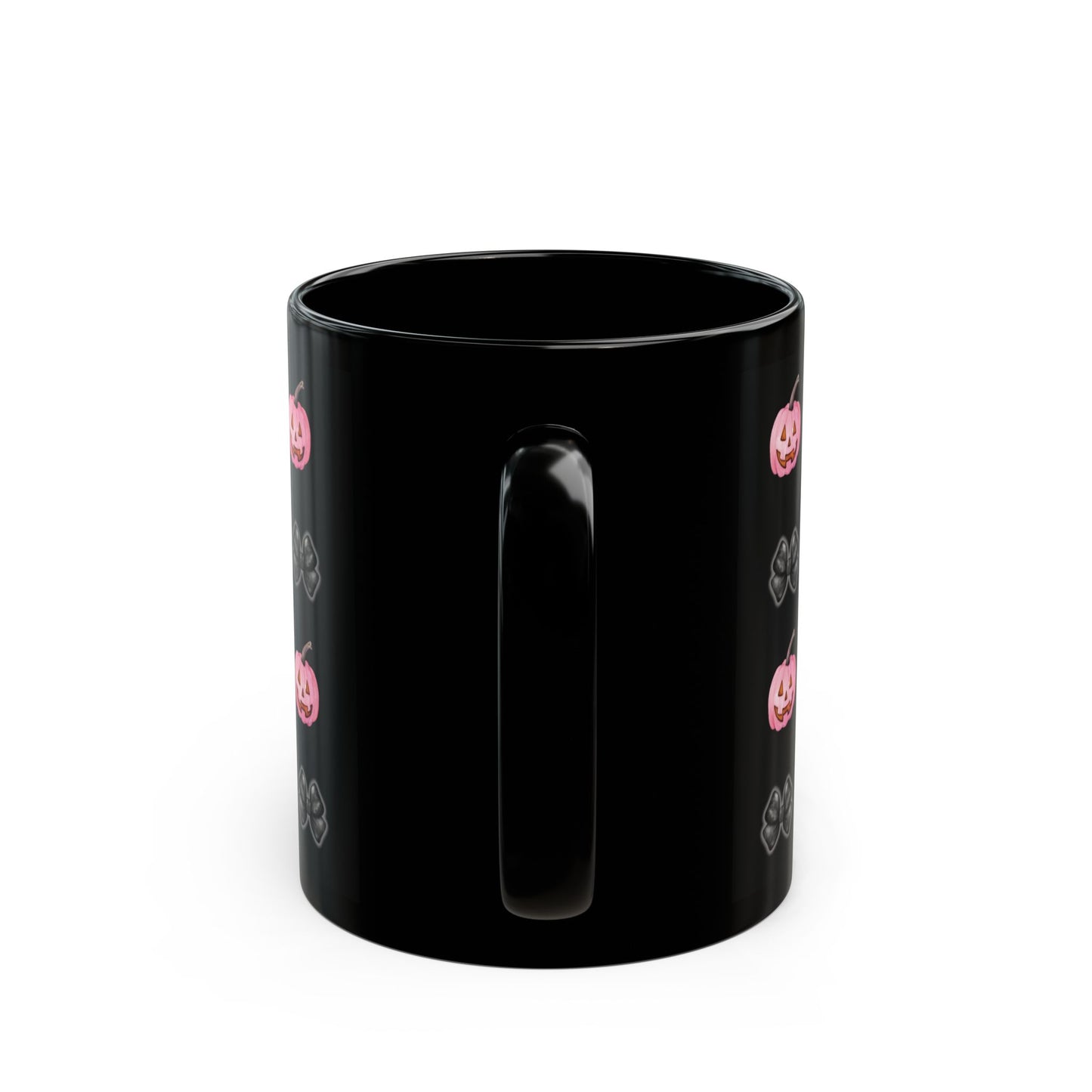 Pink Pumpkin Print Mug