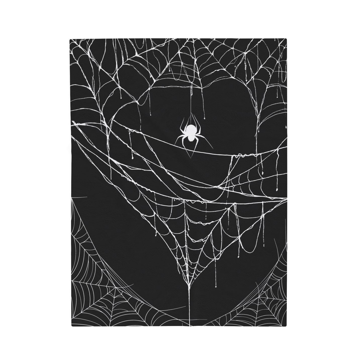 Spider Web Blanket Halloween Plush Blanket