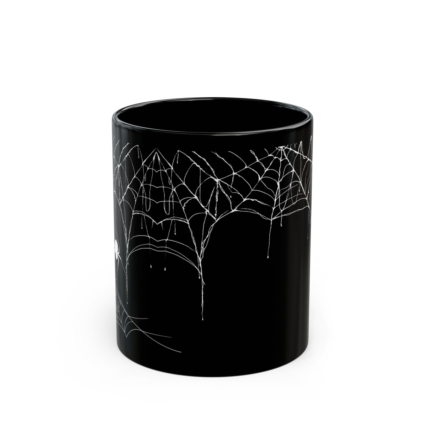 Spider Web Print Mug