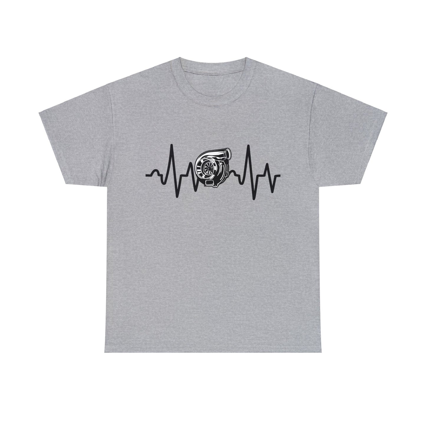 Turbo Heart Beat Unisex Shirt Wht