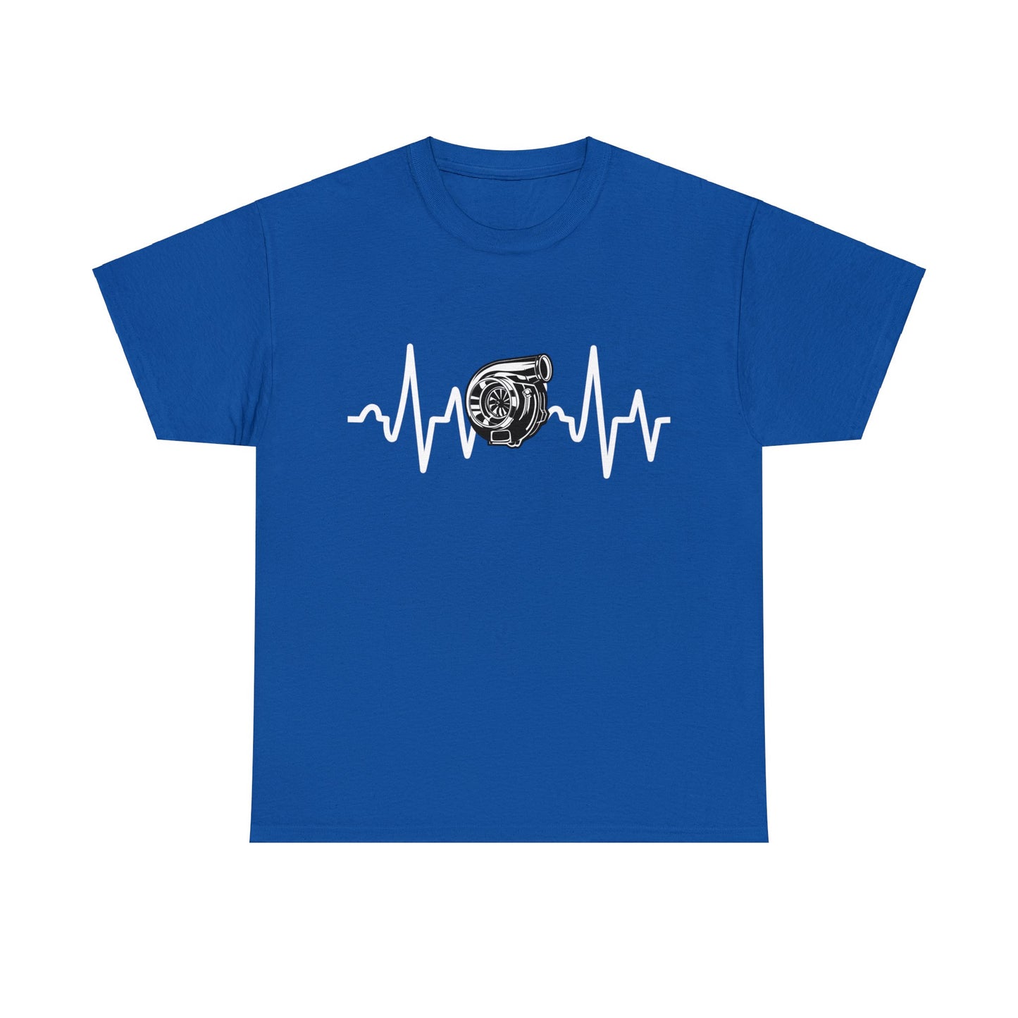 Turbo Heart Beat Unisex Shirt Wht