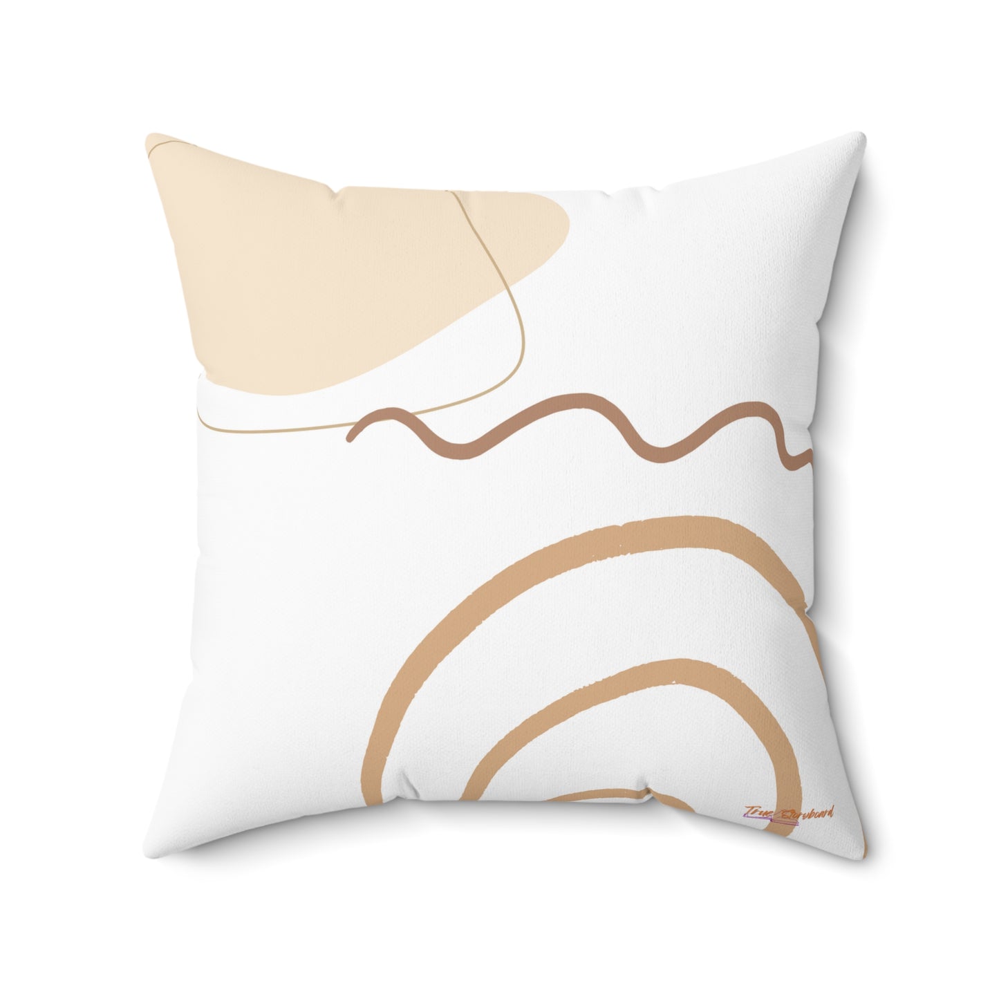 Decorative Square Throw Pillows, pillow cover and insert, Abstract Art