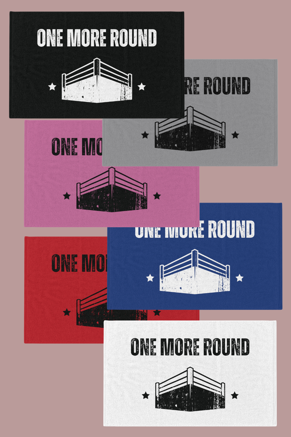 One More Round Boxing Gym Rally Towel, 11x18