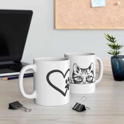 Cat Mama Humor mug 11oz