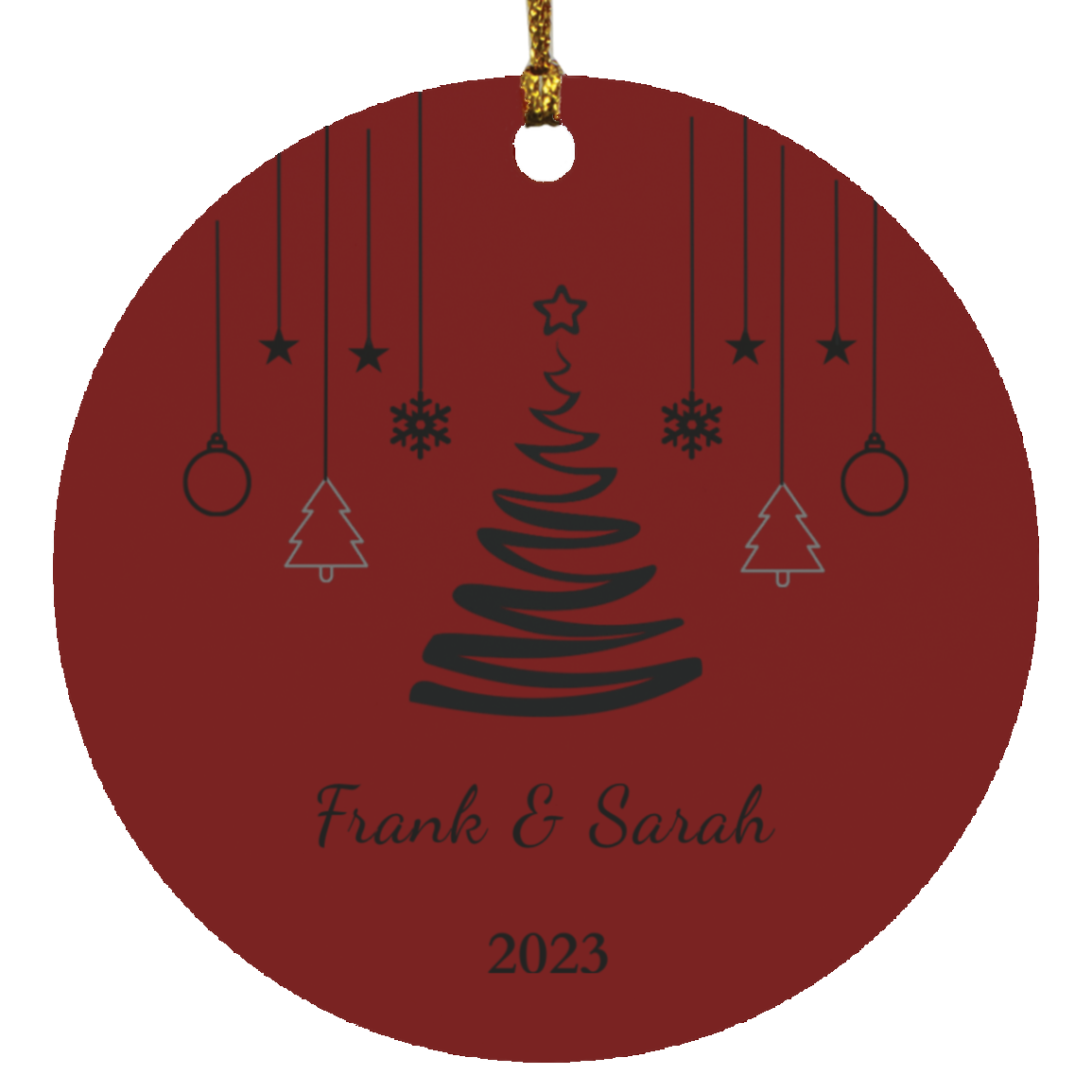 2023 Christmas Circle Ornament