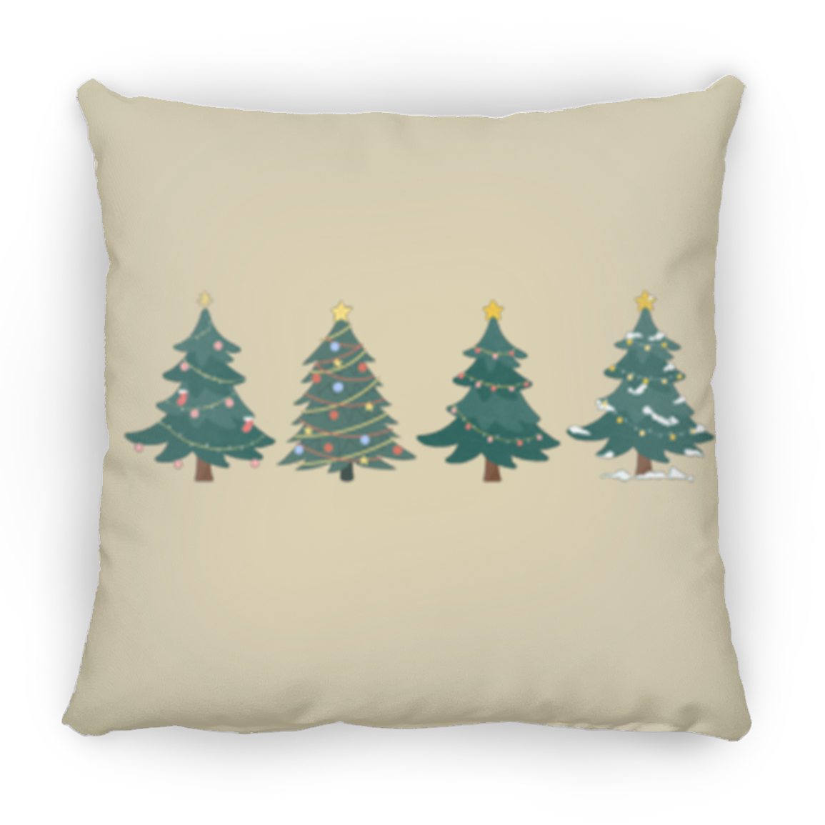 Fours Trees Medium Square Pillow