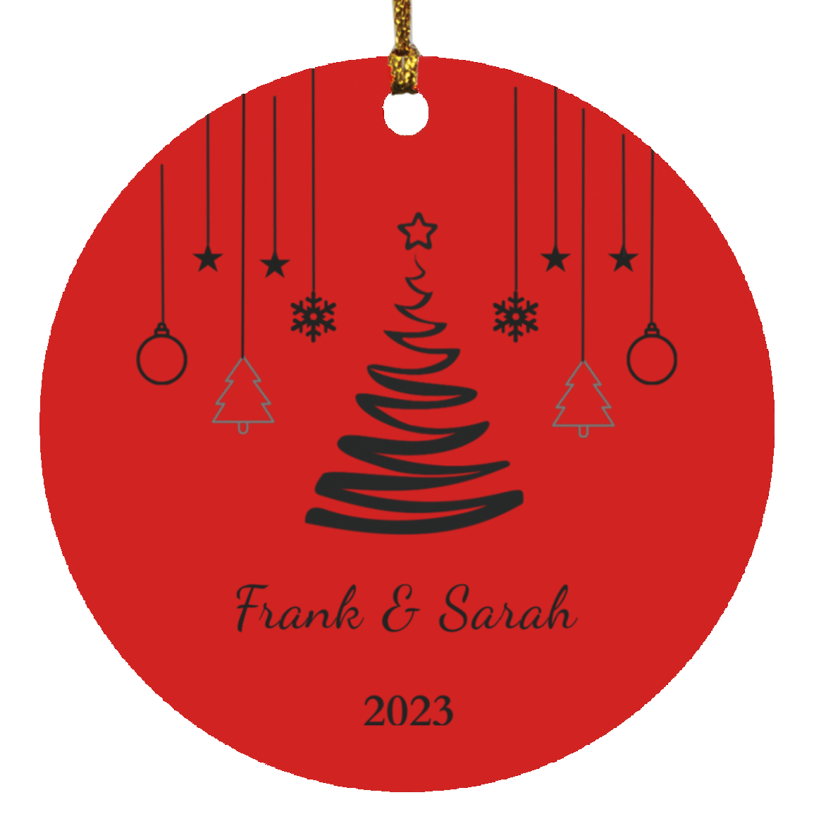 2023 Christmas Circle Ornament