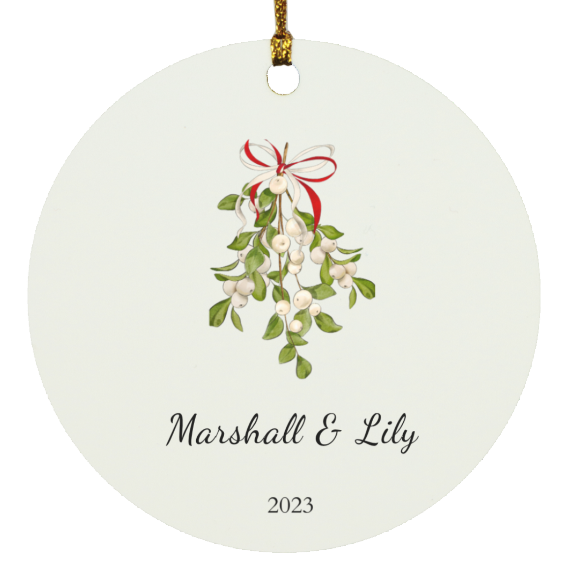 Personalized Circle Ornament