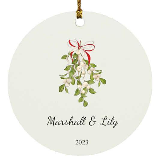 Personalized Circle Ornament