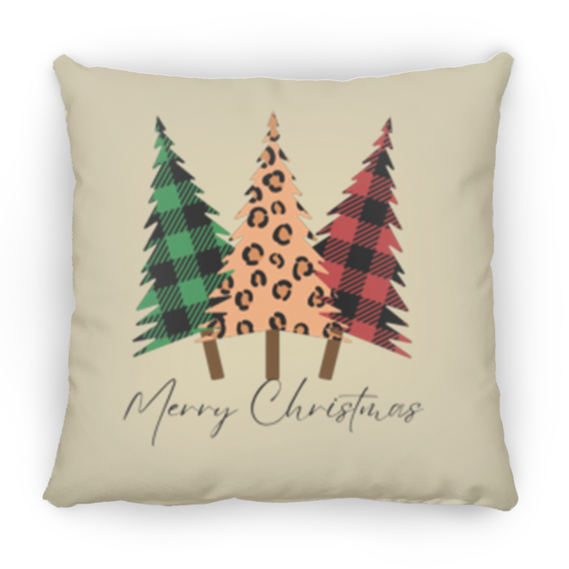 Three Tree Medium Square Pillow