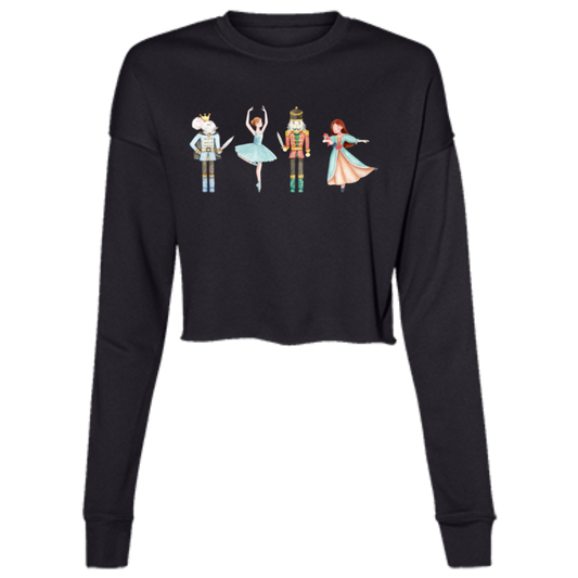 Nutcracker Ladies' Cropped Fleece Crew