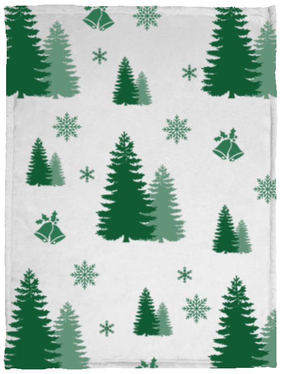 Pine Cozy Plush Fleece Blanket - 30x40 (Baby Blanket)