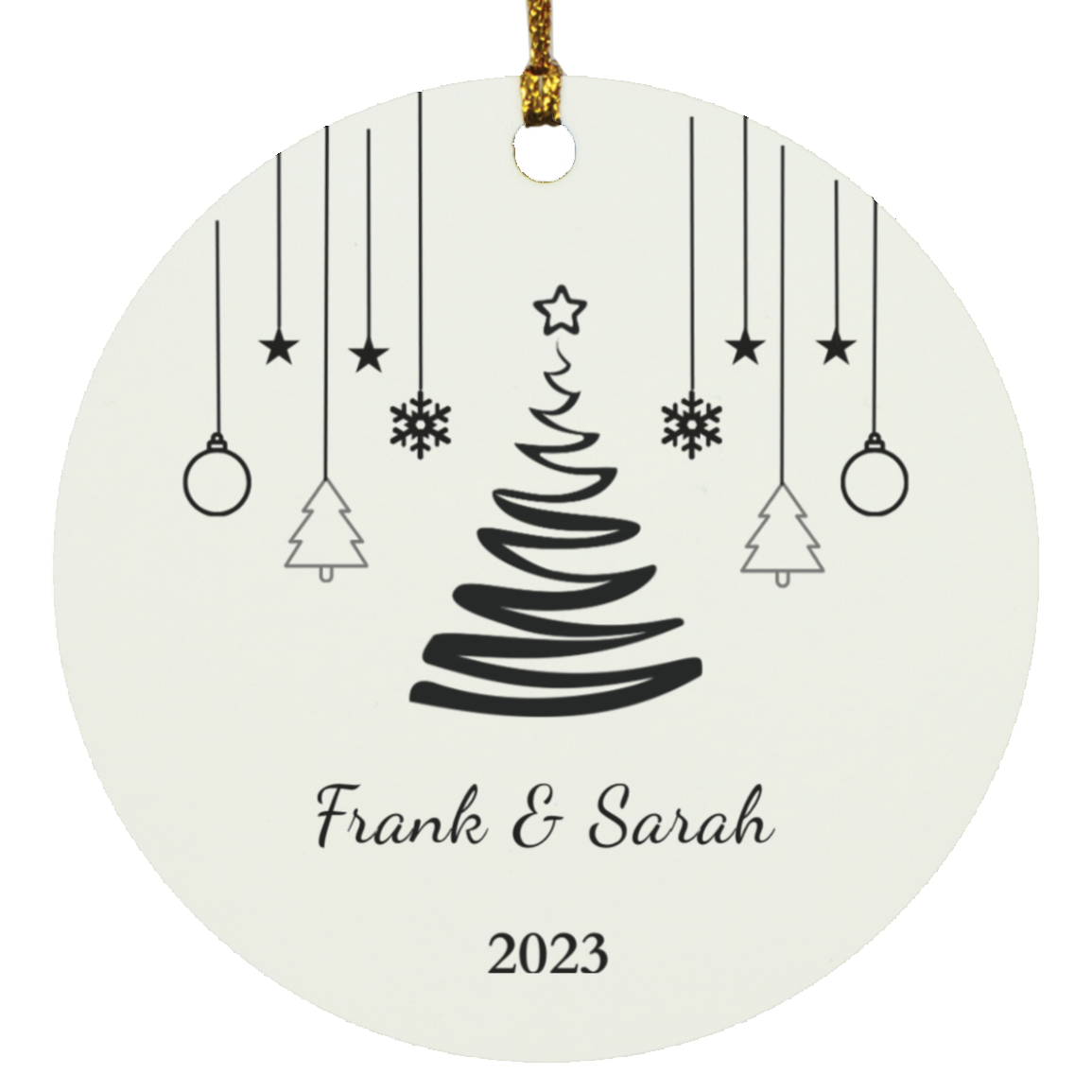 2023 Christmas Circle Ornament