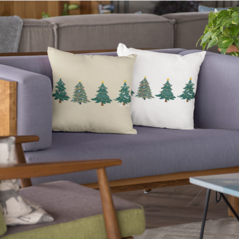 Fours Trees Medium Square Pillow