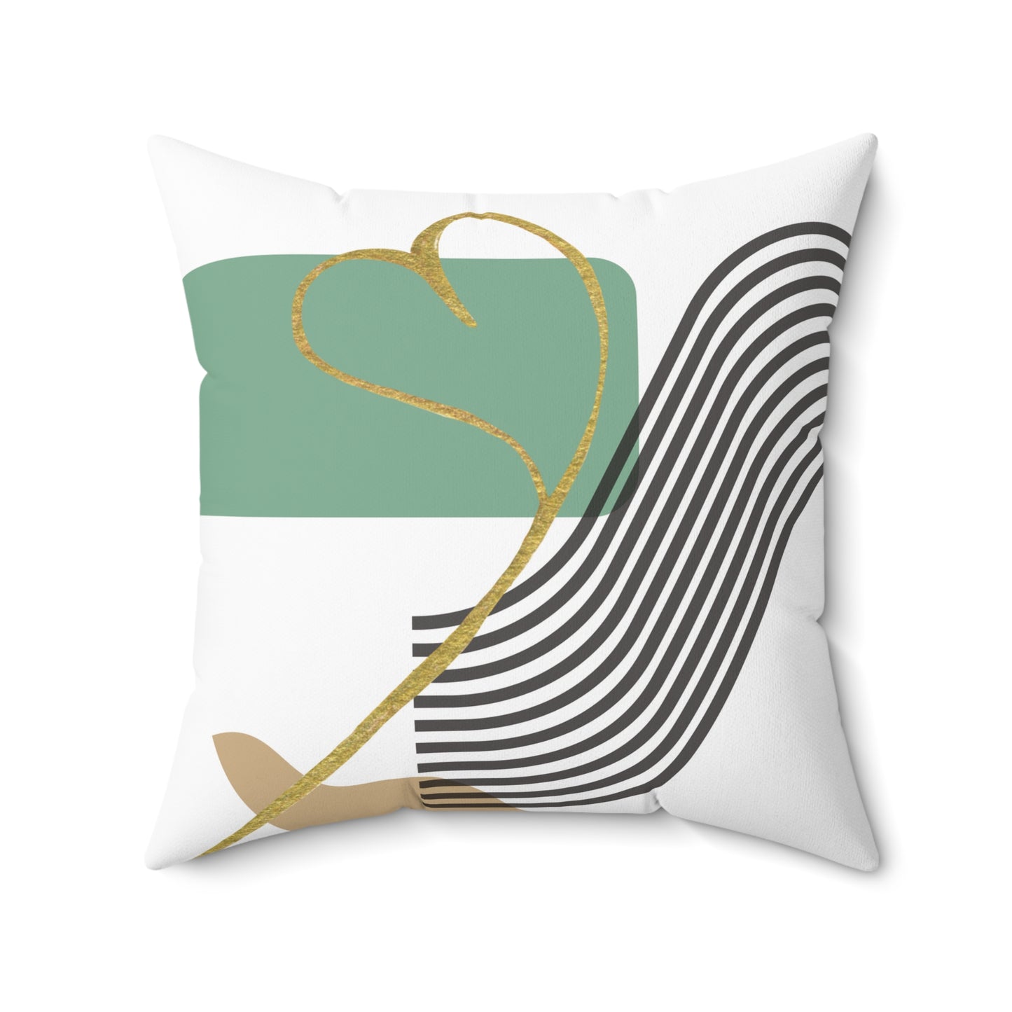 Decorative Square Throw Pillows, pillow cover and insert, Abstract Art