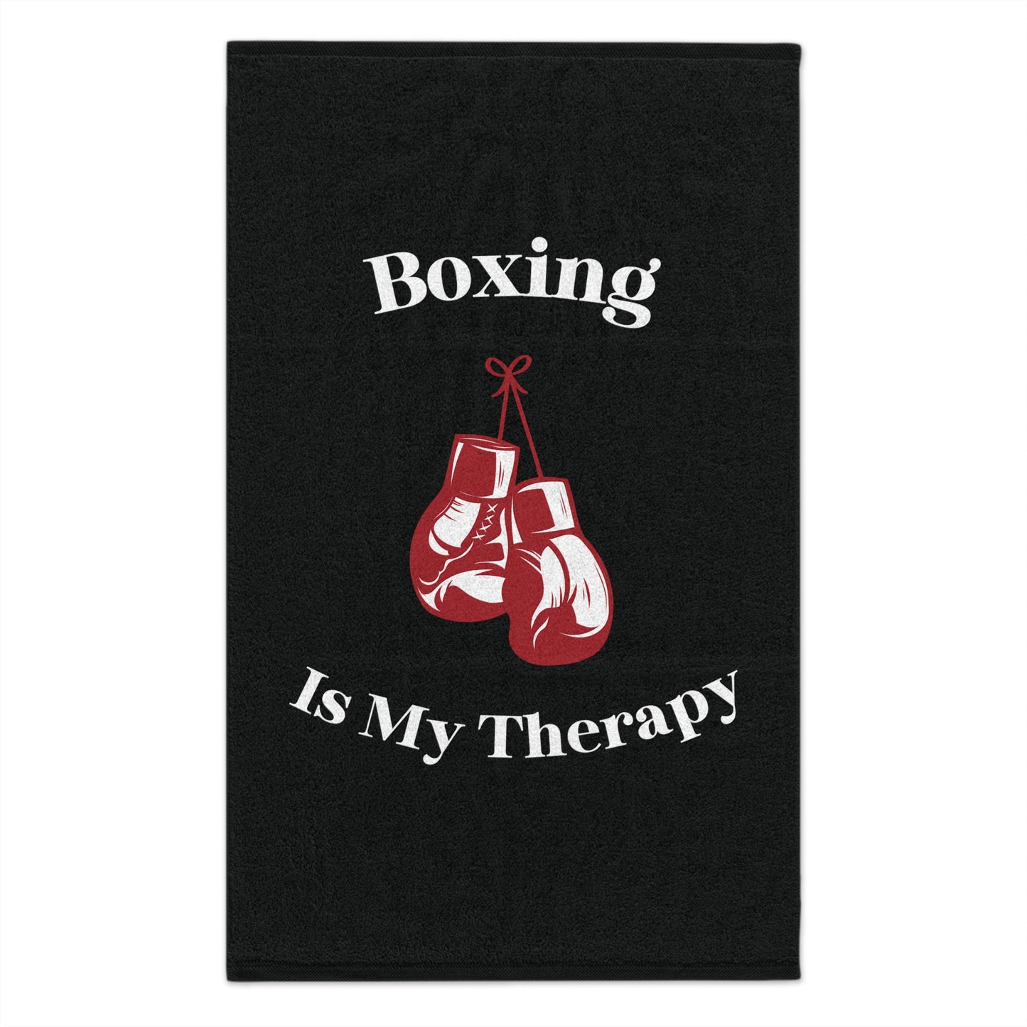 Boxing is my Therapy Gym Towel Rally Towel, 11x18 Boxing Gym Training towel