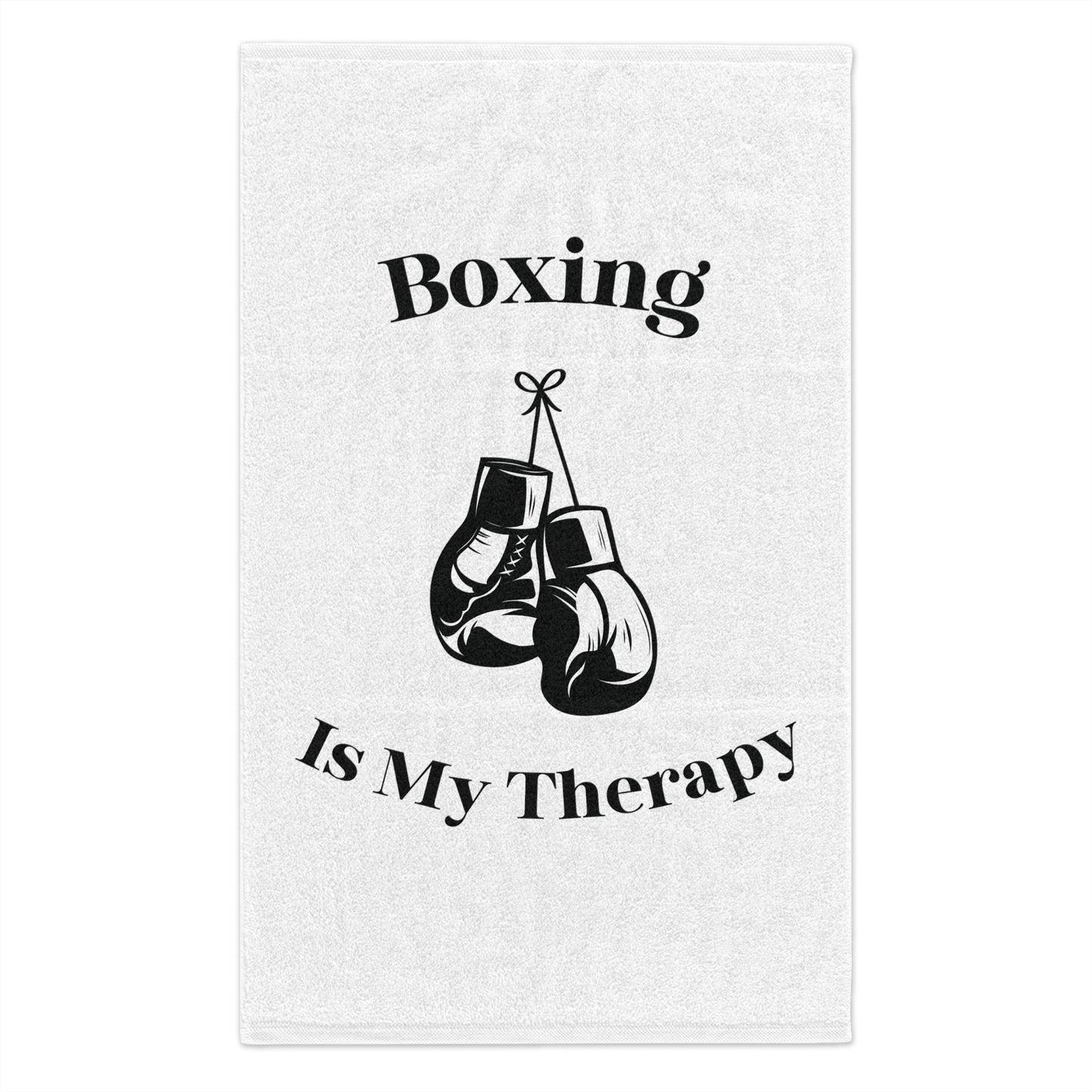 Boxing is my Therapy Gym Towel Rally Towel, 11x18 Boxing Gym Training towel