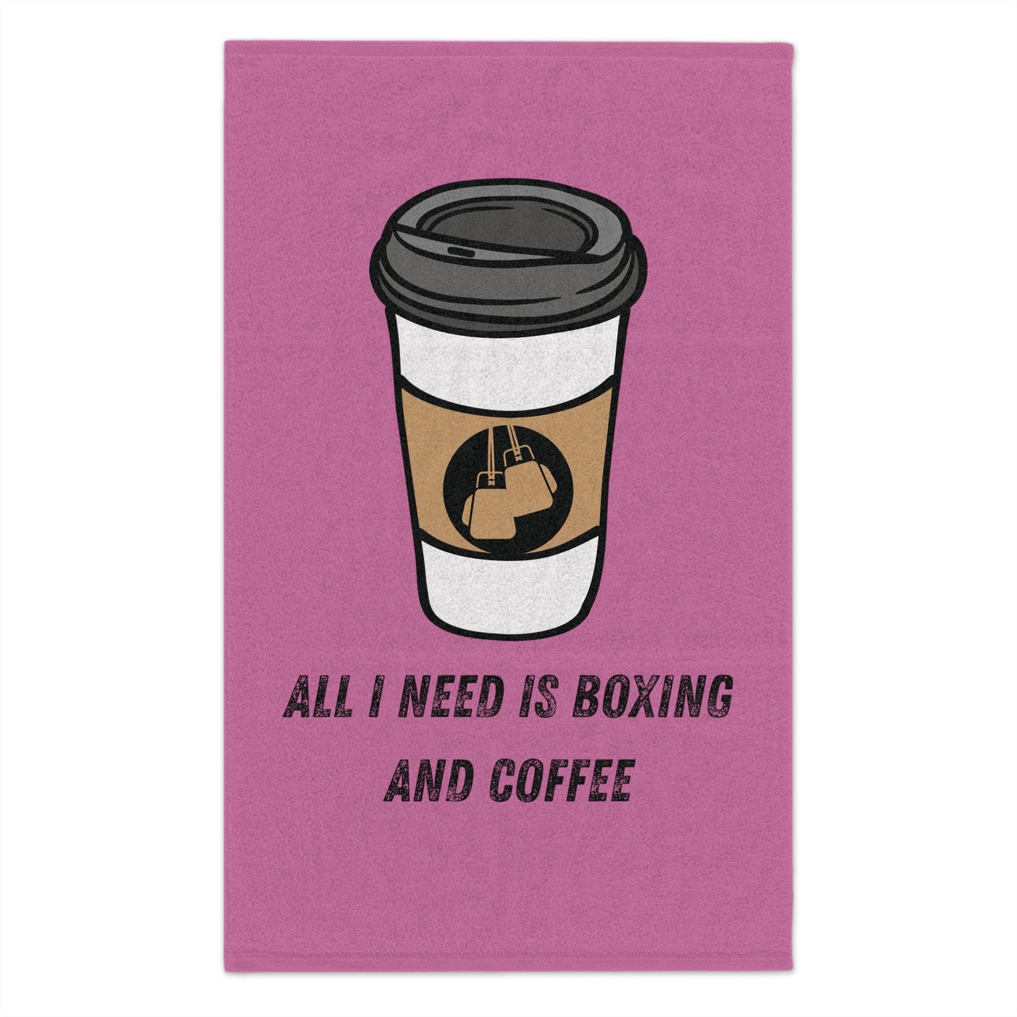 All I Need is Boxing and coffee Gym Towel Rally Towel, 11x18