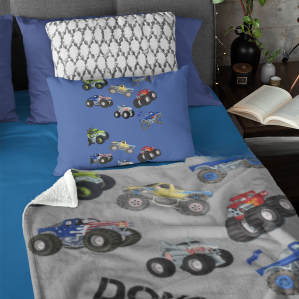 Truck Cozy Plush Fleece Blanket