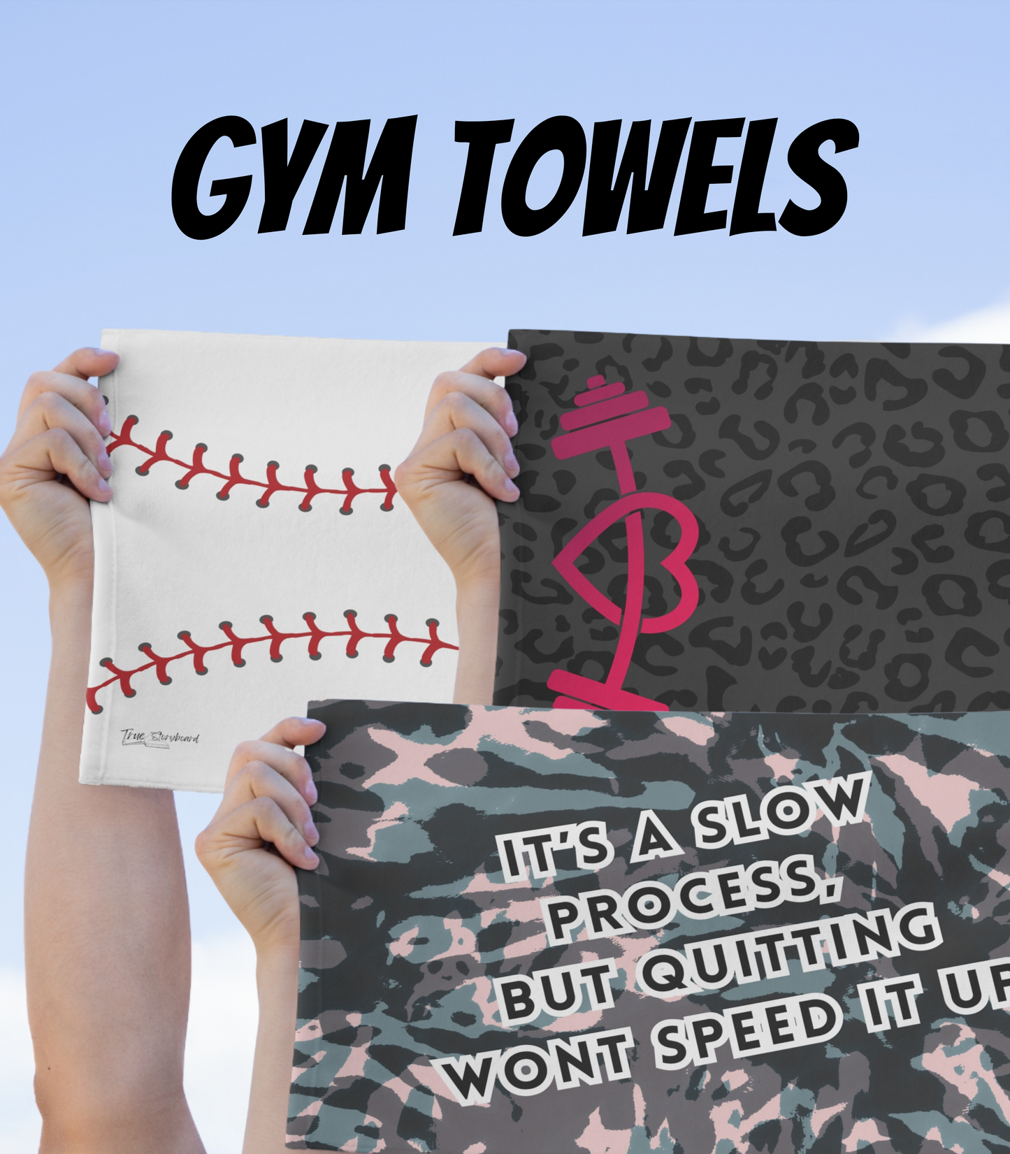 Gym Cotton Towel, 11x18 Soft Gym Towels, Great for workouts with Humor, Spin class activewear, gym gear, sports towel, sideline towel, sweat towel