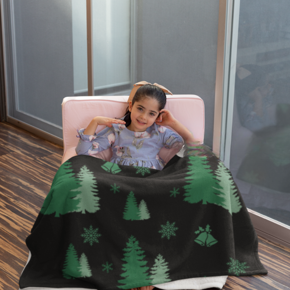 Pine Cozy Plush Fleece Blanket - 30x40 (Baby Blanket)