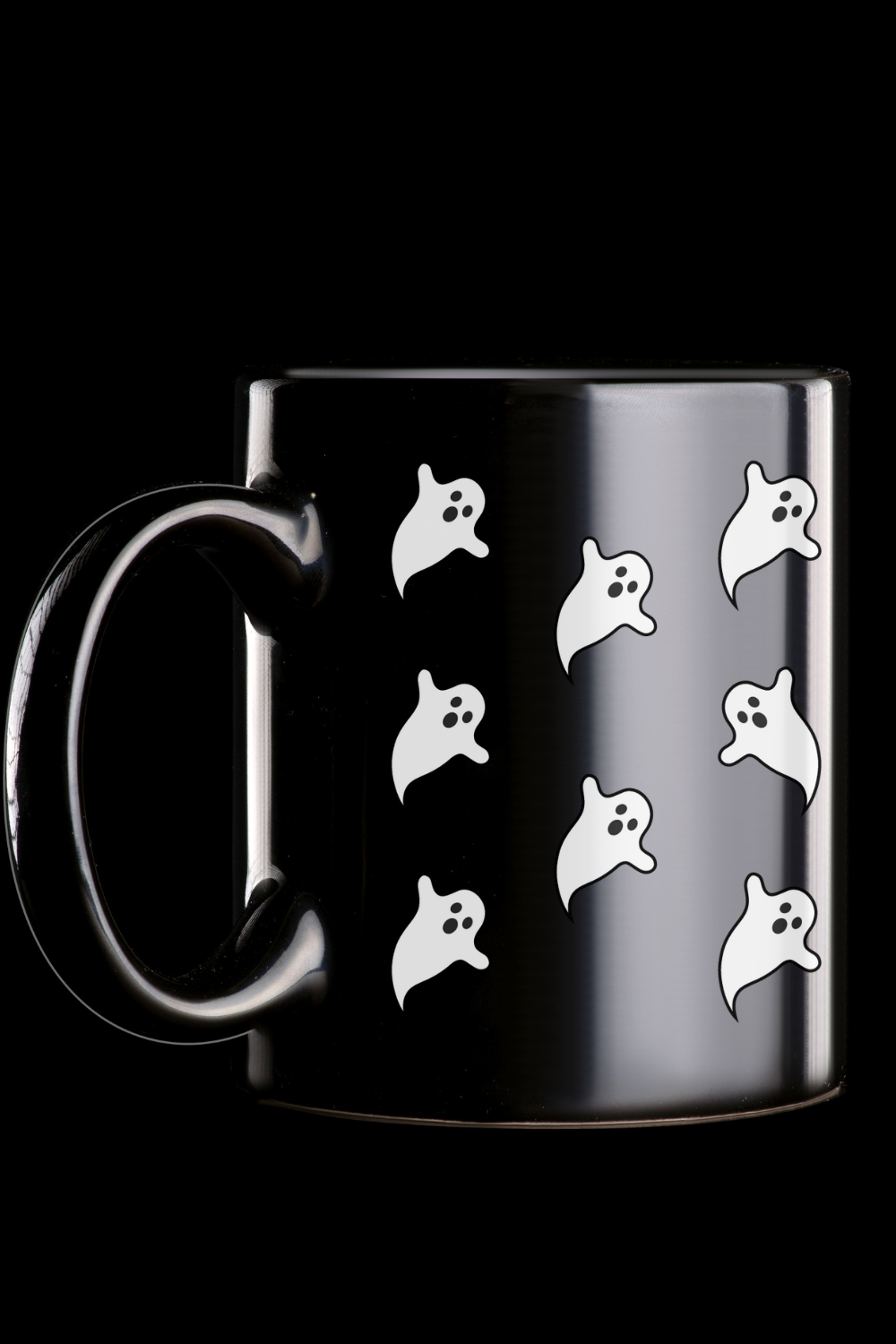 Ghost Print Pattern Mug