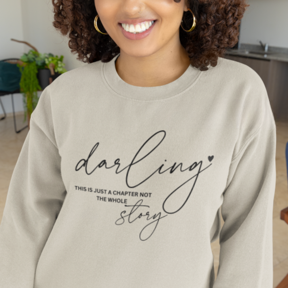 The Whole Story Crewneck Pullover Sweatshirt