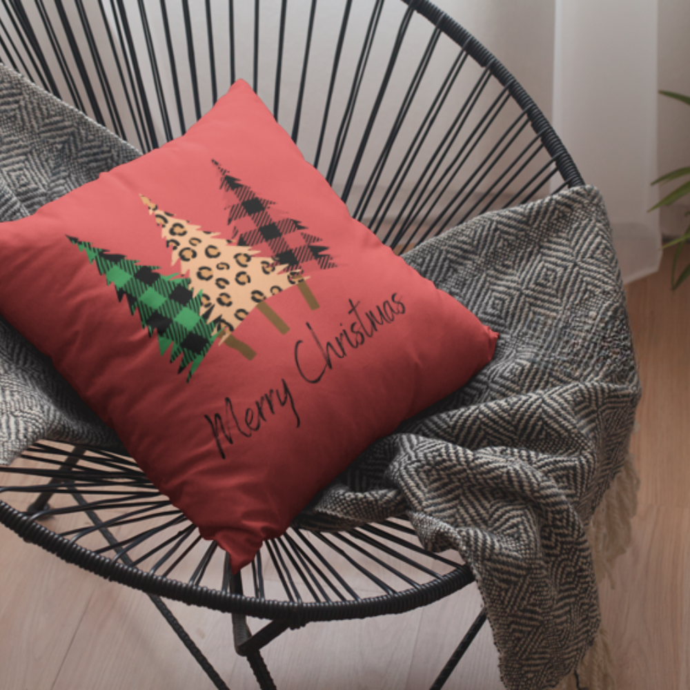 Three Tree Medium Square Pillow