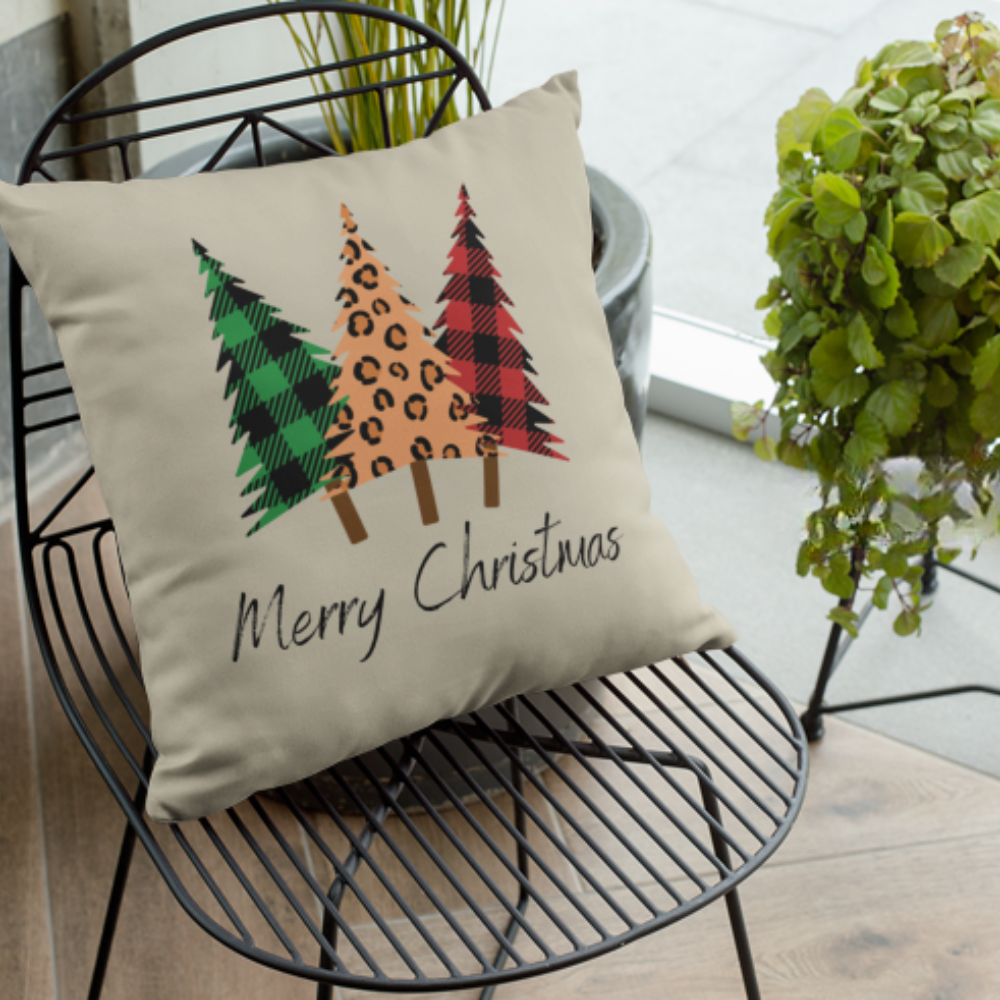 Three Tree Medium Square Pillow