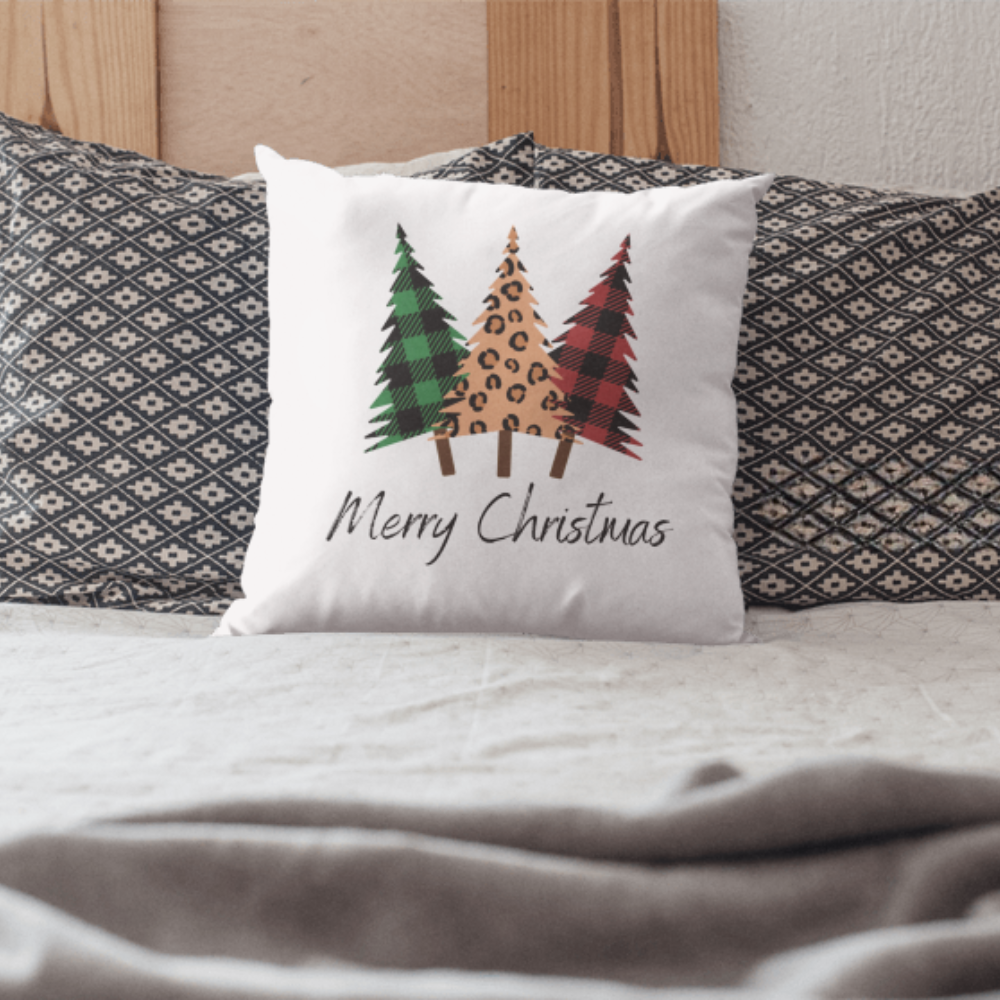 Three Tree Medium Square Pillow