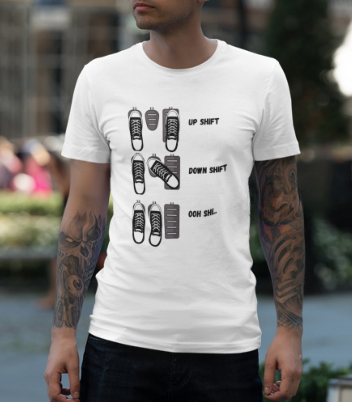 UP SHIFT, DOWN SHIFT, OOH SHI... Car Guy Shirt