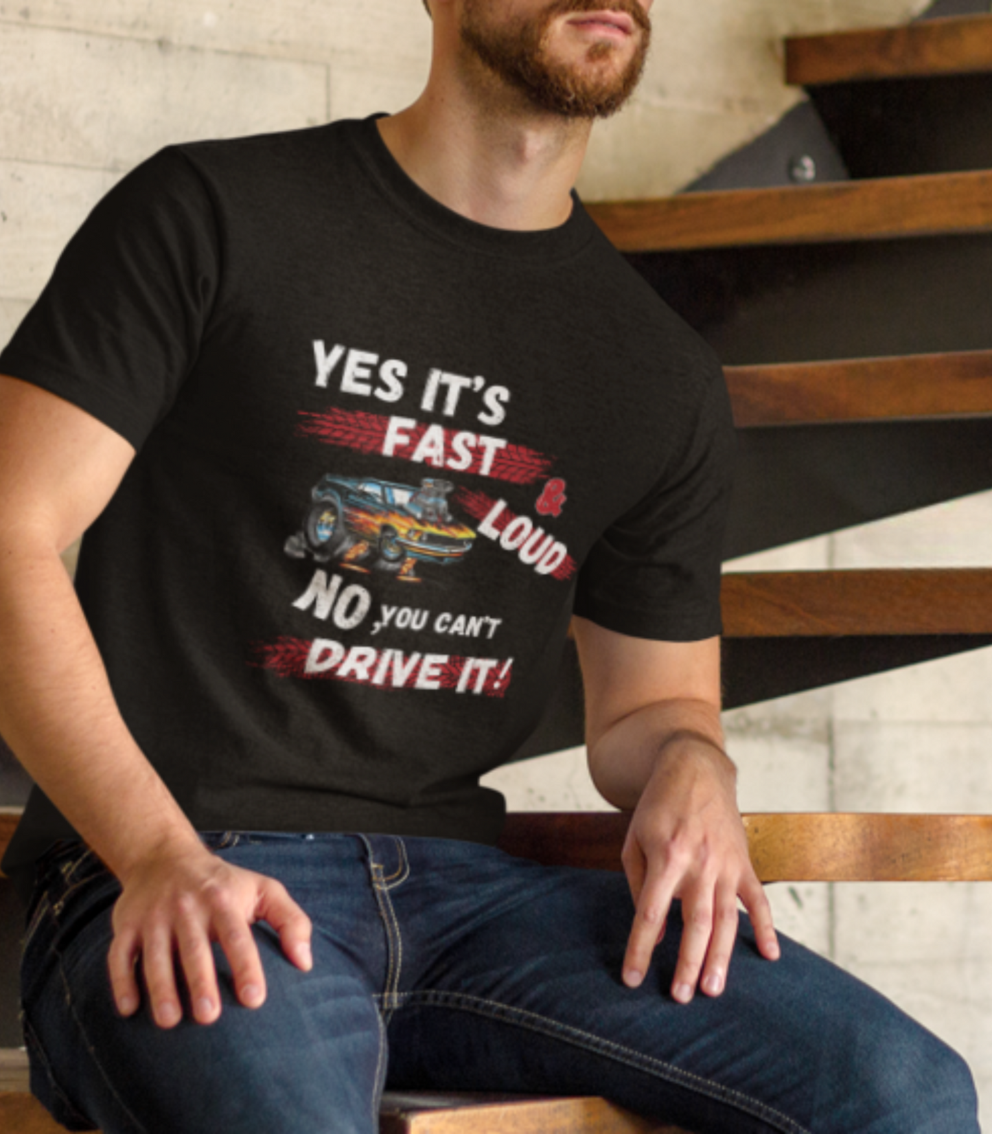 Yes It's Fast Car Guy Shirt