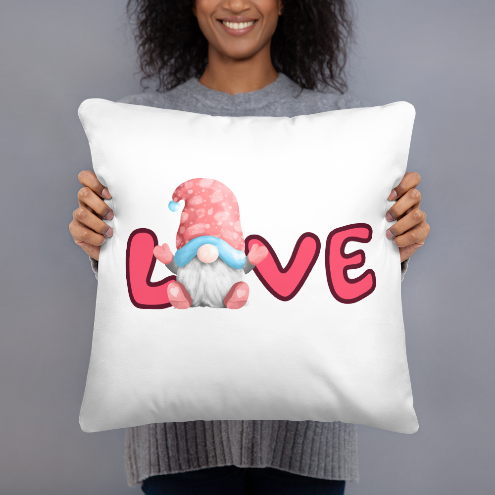 Gnome throw online pillows