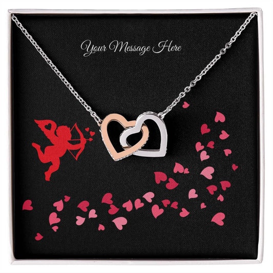 Cupid's Chokehold Interlocking Heart Necklace