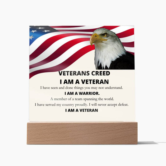 Veterans Creed I AM A VETERAN