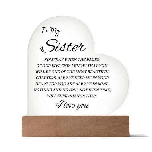 Sister Acrylic Plaque