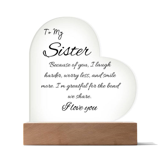 To my Sister Plaque