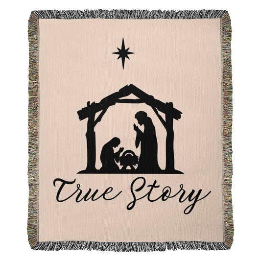 True Story Woven Blanket