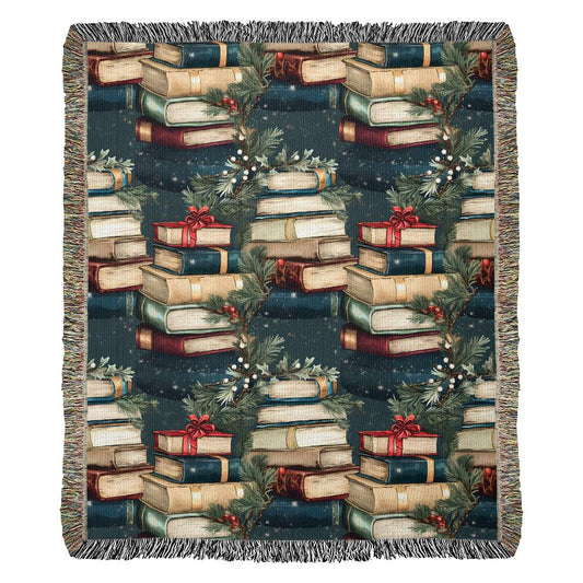 Merry Books Woven Blankets