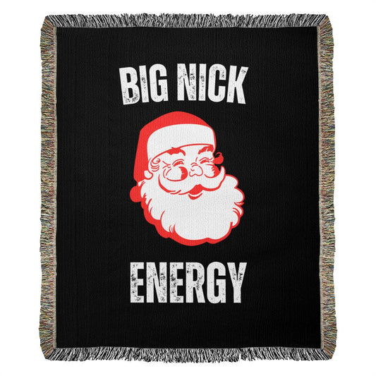 Big Nick Energy Woven Blanket